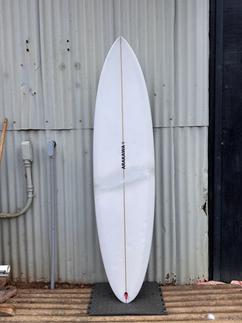 Holy Moli 7'2" x 21.0 X 2.63 - 42.60L, Round Pin, 5x  Futures Fin Boxes, PU [Good] - ID:1045638