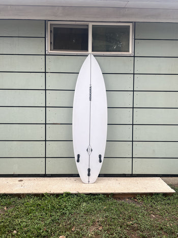 6'0"1/2 x 18.9 X 2.5, Squash, 3x  FCS 2 Fin Boxes, PU [New] - ID:987593