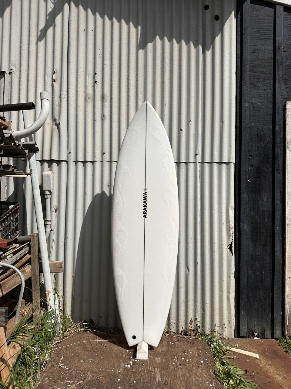 Firecat 6'0" x 20.65 X 2.56 - 34.90L, Swallow, 5x  Futures Fin Boxes, PU - ID:881137