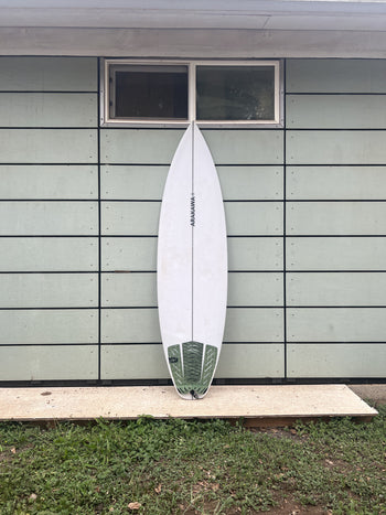 6'0"1/2 x 18.9 X 2.5, Squash, 3x  FCS 2 Fin Boxes, PU [New] - ID:987593