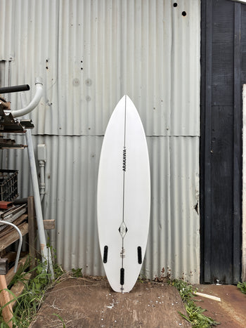 Remedy 6'0"1/2 x 18.9 X 2.56 - 29.90L, Squash, 3x  Futures Fin Boxes, PU - ID:826224
