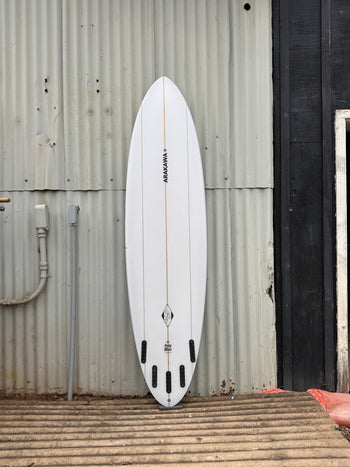 Holy Moli 7'6" x 21.5 X 2.95 - 50.40L, Round Pin, 5x  Futures Fin Boxes, PU - ID:1102144