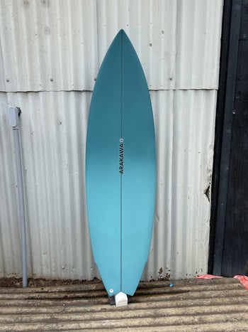 HP Twin 5'9" x 19.25 X 2.44, Wing Swallow, 2x   Fin Boxes, PU - ID:1123798