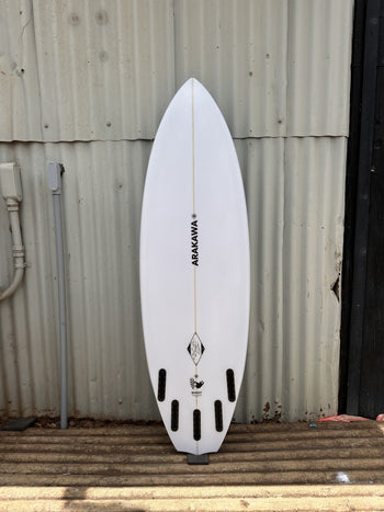 Bandit 5'9" x 19.5 X 2.56 - 30.30L, 5x  Futures Fin Boxes, PU - ID:1130547
