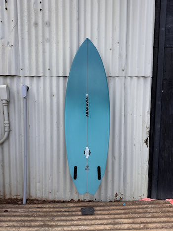 HP Twin 5'7" x 18.75 X 2.31, Wing Swallow, 2x   Fin Boxes, PU - ID:1123802