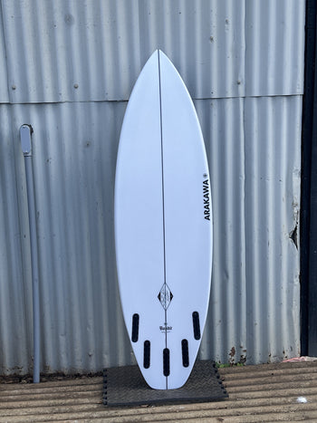 Bandit 5'8" x 19.25 X 2.5 - 28.70L, Squash, 5x  Futures Fin Boxes, PU - ID:1148819