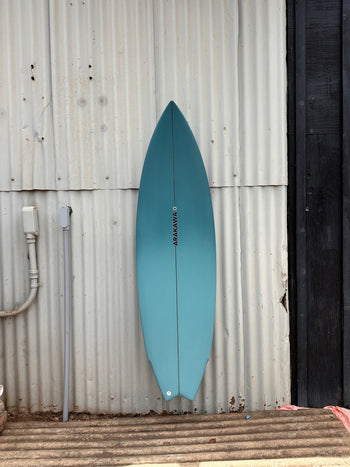 HP Twin 5'10" x 19.5 X 2.5, Wing Swallow, 2x   Fin Boxes, PU - ID:1123797