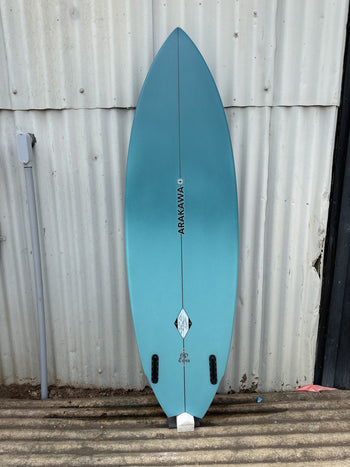 HP Twin 5'9" x 19.25 X 2.44, Wing Swallow, 2x   Fin Boxes, PU - ID:1123798
