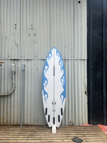 Firecat 5'7" x 19.75 X 2.38 - 28.80L, Swallow, 5x   Fin Boxes, PU - ID:1066837