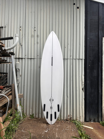 Stun Gun 6'10" x 19.75 X 2.81 - 39.40L, Round Pin, 5x  Futures Fin Boxes, PU - ID:1035561