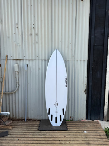Bandit 5'8" x 19.25 X 2.5 - 28.70L, Squash, 5x  Futures Fin Boxes, PU - ID:1148819