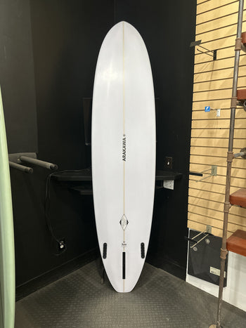 Avis 8'0" x 22.1 X 2.88 - 55.50L, Round Pin, 1x  Single + 2 Boxes Futures Fin Box, PU - ID:1149365