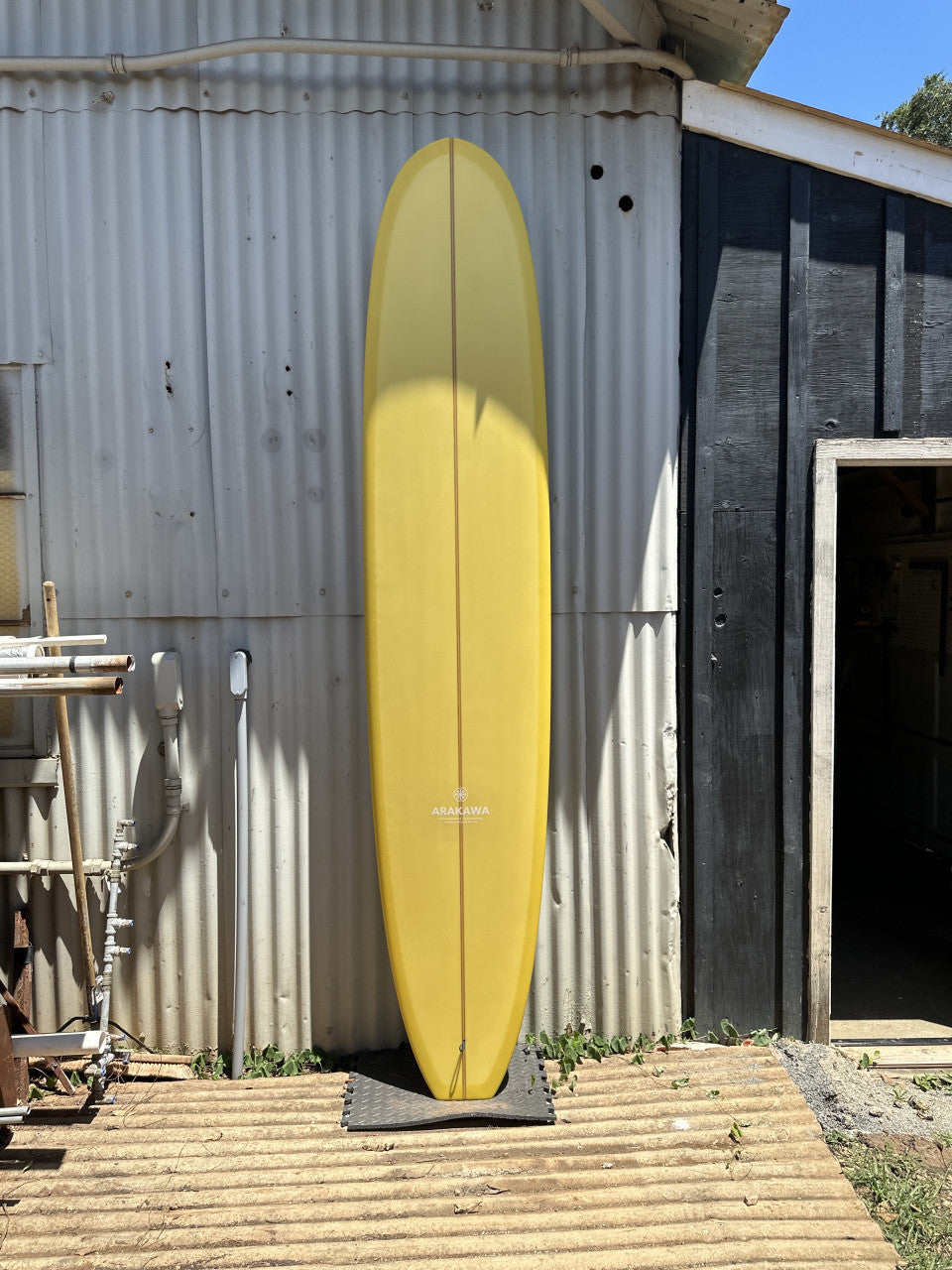 Niu Log 9'5" x 22.88 X 2.94 - 73.40L, Square, 1x  Single Box Fin Box, PU - ID:1153362