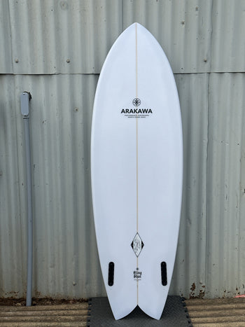Slingshot 5'10" x 21.25 X 2.75 - 39.00L, Swallow, 2x  Futures Fin Boxes, PU - ID:1139121