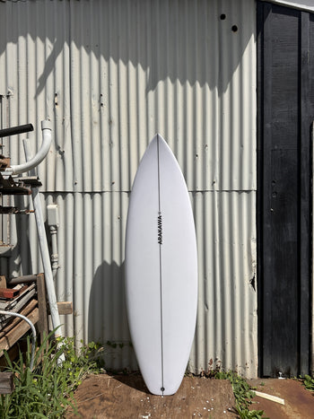 Bandit 6'0" x 20.75 X 2.75 - 35.90L, Squash, 5x  Futures Fin Boxes, PU - ID:1094859