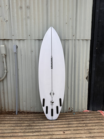 Bandit 5'7" x 18.75 X 2.38 - 26.20L, Squash, 5x  Futures Fin Boxes, PU - ID:1130543