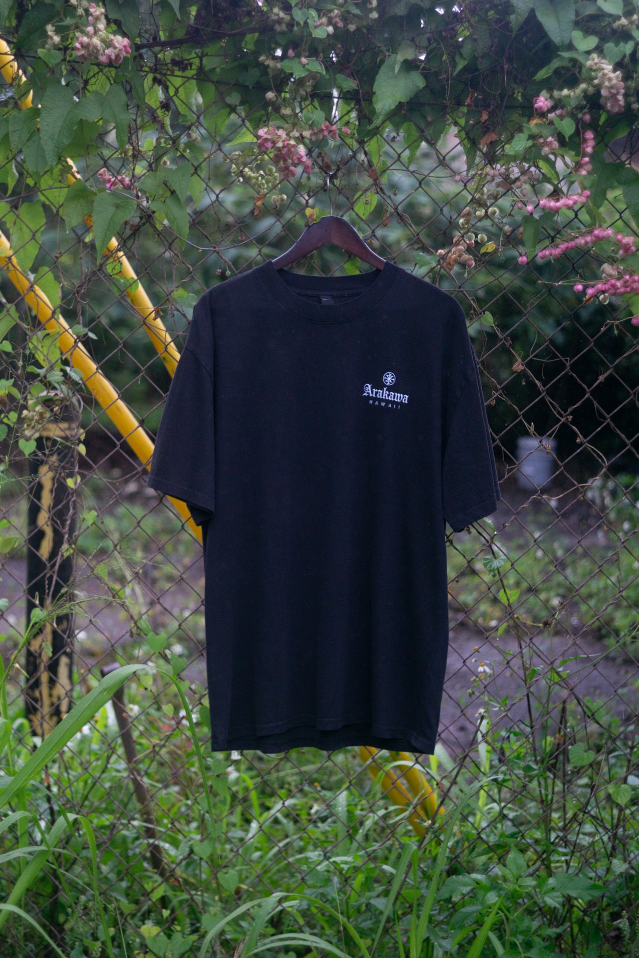 Embroidered Low Key Tee - Black
