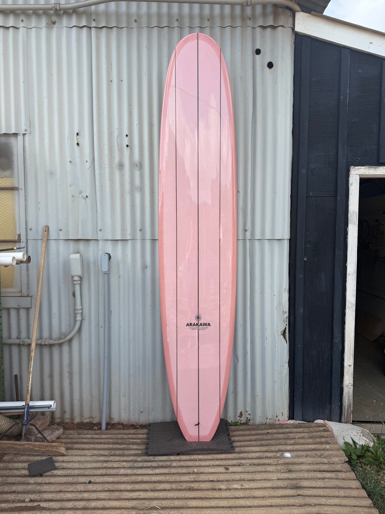 Pilina Log 9'6" x 23.0 X 3.0 - 74.00L, Square, 1x  Single Box Fin Box, PU - ID:1130739