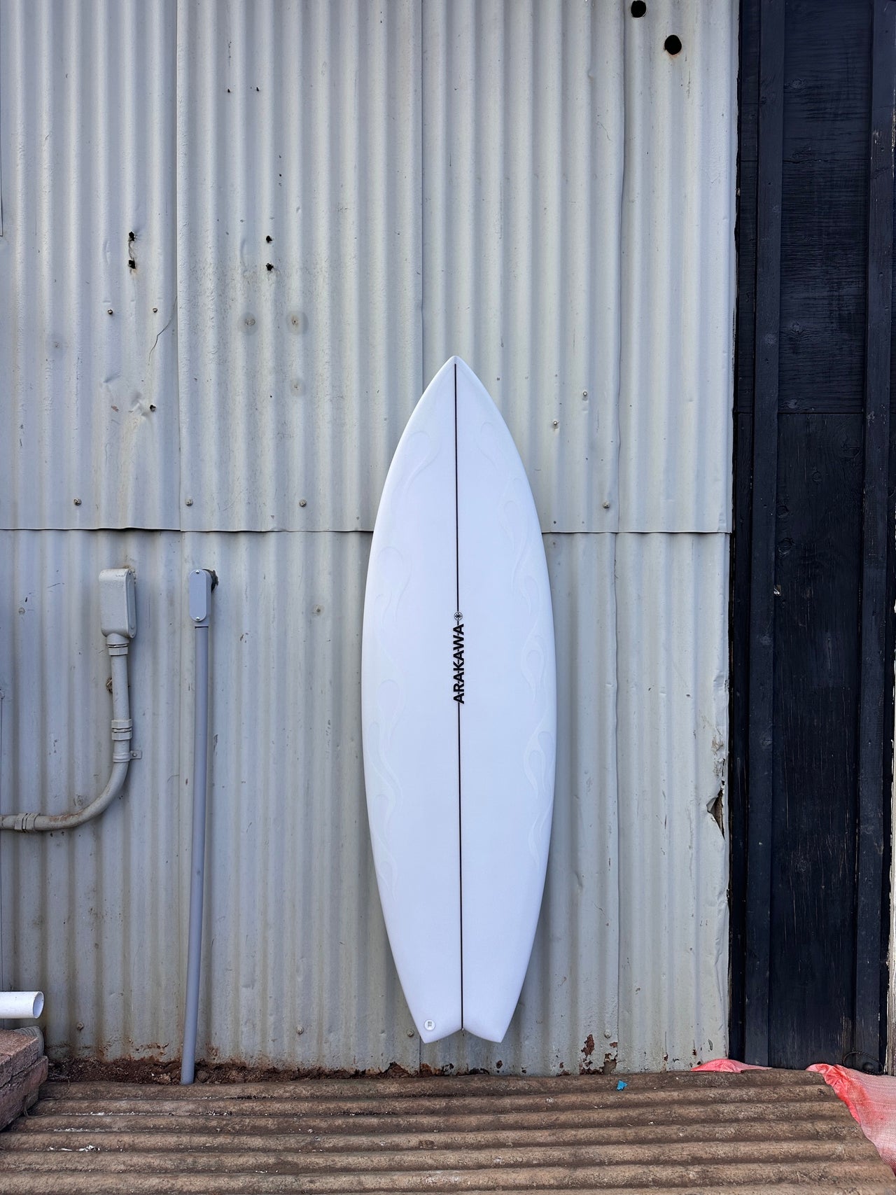 Firecat 5'8" x 19.88 X 2.44 - 30.00L, Swallow, 5x  Futures Fin Boxes, PU - ID:1120474