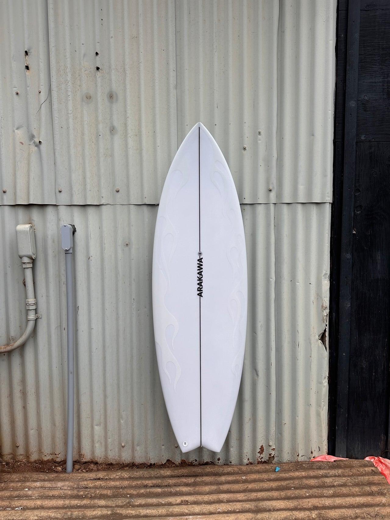 Firecat 5'6" x 19.63 X 2.31 - 26.80L, Swallow, 5x  Futures Fin Boxes, PU - ID:1120473