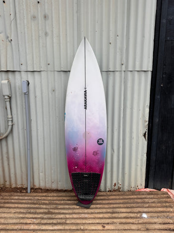 Custom Model 5'10" x 18.5 X 2.35 - 26.10L, Round Pin, 3x   Fin Boxes, PU [Good] - ID:1063087