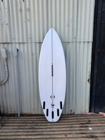 Bandit 5'8" x 19.25 X 2.5 - 28.70L, 5x  Futures Fin Boxes, PU - ID:1130545