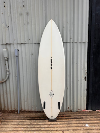 Custom Model 6'4" x 20.0 X 2.56 - 33.30L, Round, 2x  Futures Fin Boxes, PU [Semi New] - ID:876335