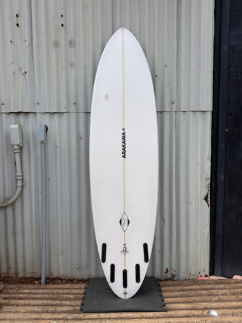 Holy Moli 7'2" x 21.0 X 2.63 - 42.60L, Round Pin, 5x  Futures Fin Boxes [Good] - ID:1149882