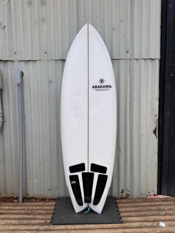 Slingshot 5'9" x 21.38 X 2.63 - 36.80L, Swallow, 2x  Futures Fin Boxes, PU [Good] - ID:1009830