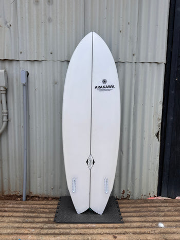 Slingshot 5'9" x 21.38 X 2.63 - 36.80L, Swallow, 2x  Futures Fin Boxes, PU [Good] - ID:1009830